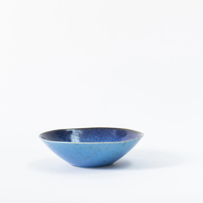 Small Shallow Bowl - Azure