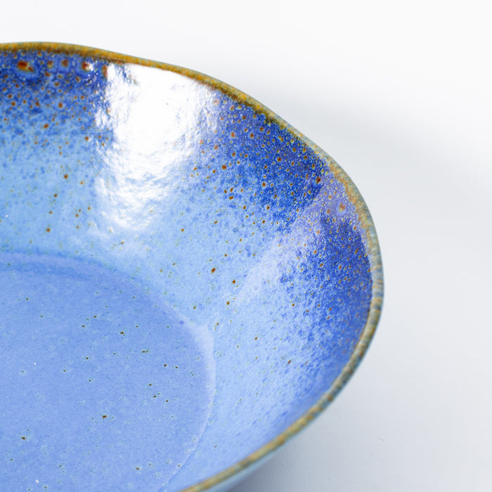 Small Shallow Bowl - Azure