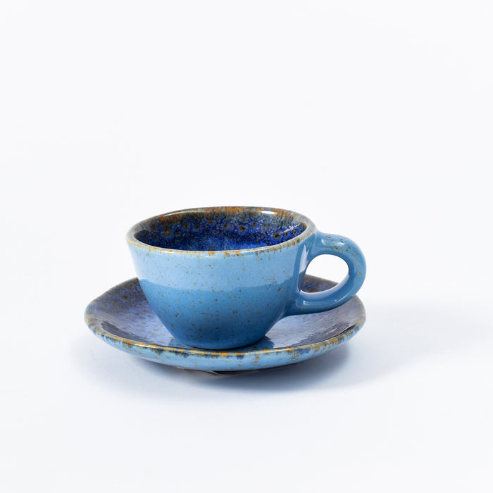 Espresso Cup and Saucer - Azure