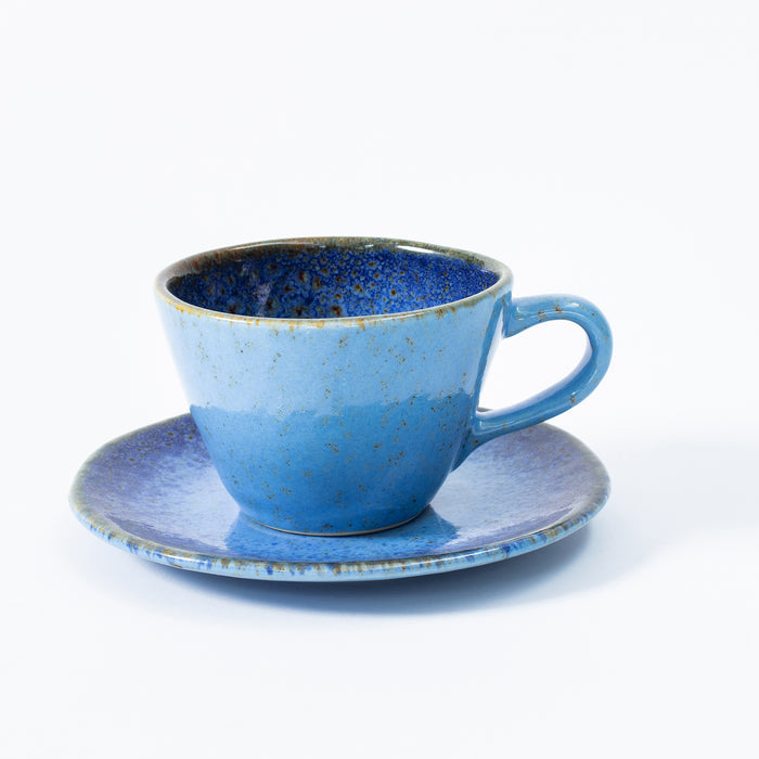 Tea Cup and Saucer - Azure