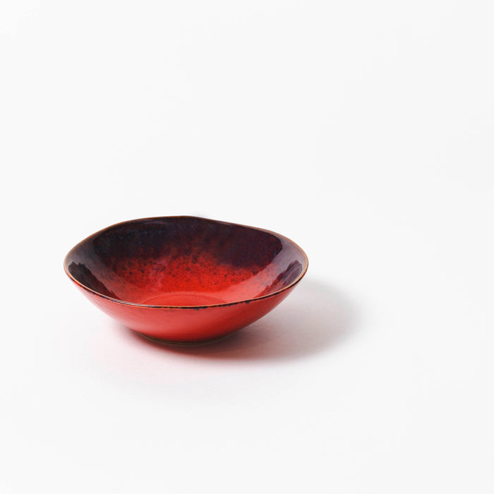 Small Shallow Bowl - Red