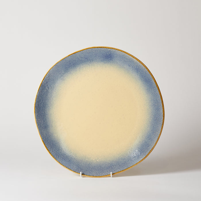 Platter - Ivory /Blue