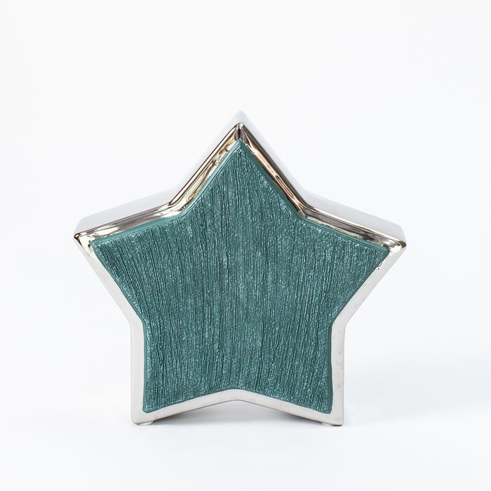 Medium Outlined Star - Green