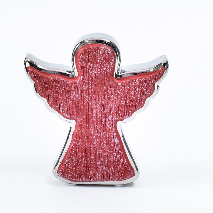 Large Outlined Angel - Red