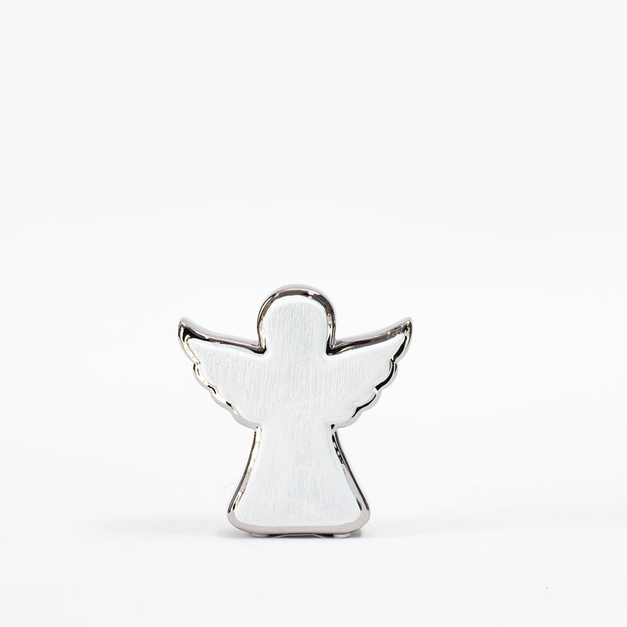 Small Outlined Angel - White