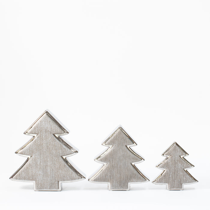 Small Outlined Tree - Grey