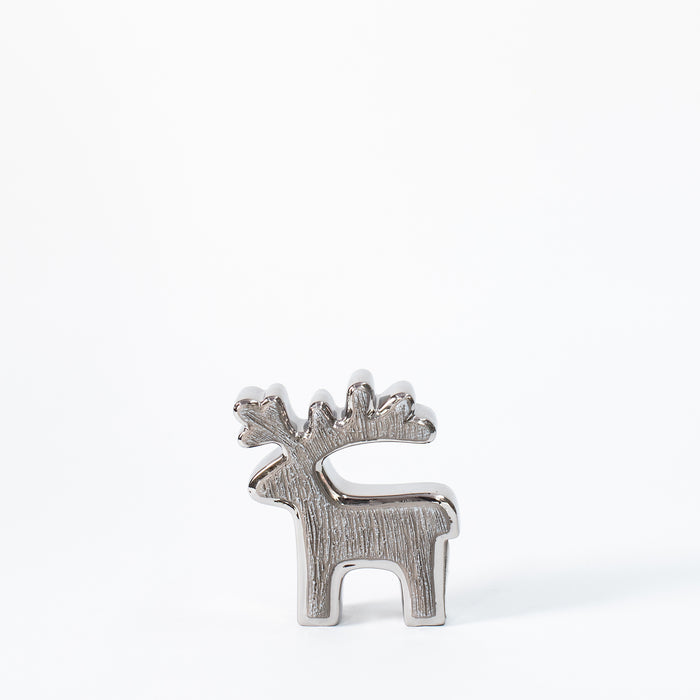 Ex.Small Outlined Reindeer - Grey