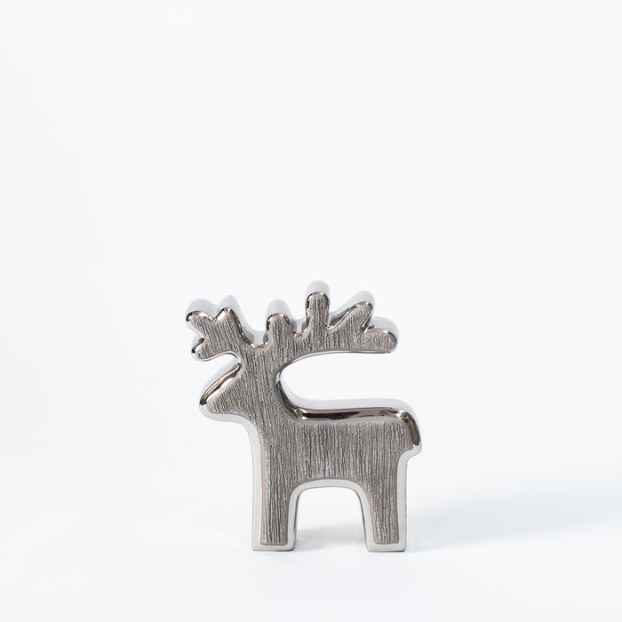 Small Outlined Reindeer - Grey