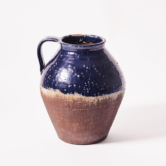 Large Handled Vase - Midnight Blue