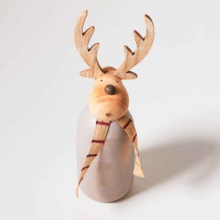 Large Wooden Reindeer