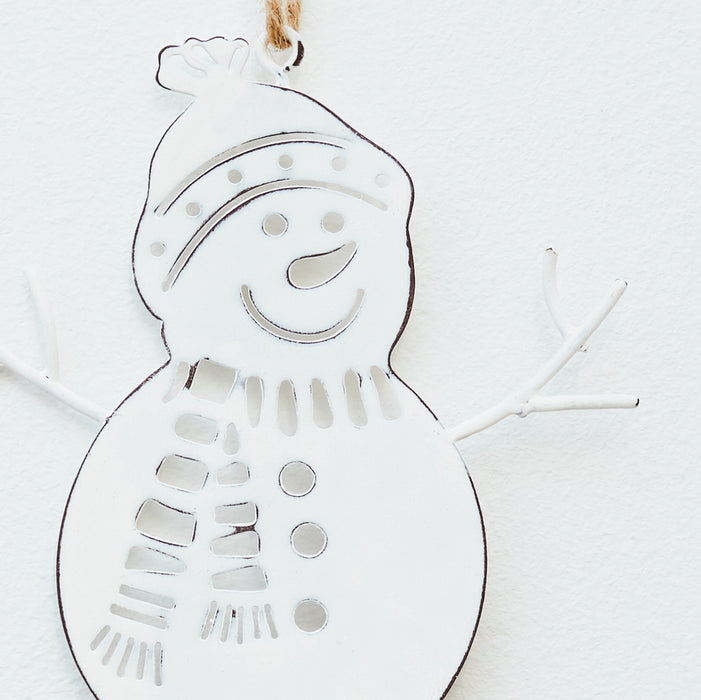 Small Snowman Hanger with Scarf