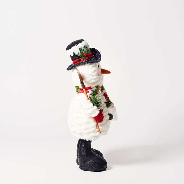 Small Standing Booted Snowman