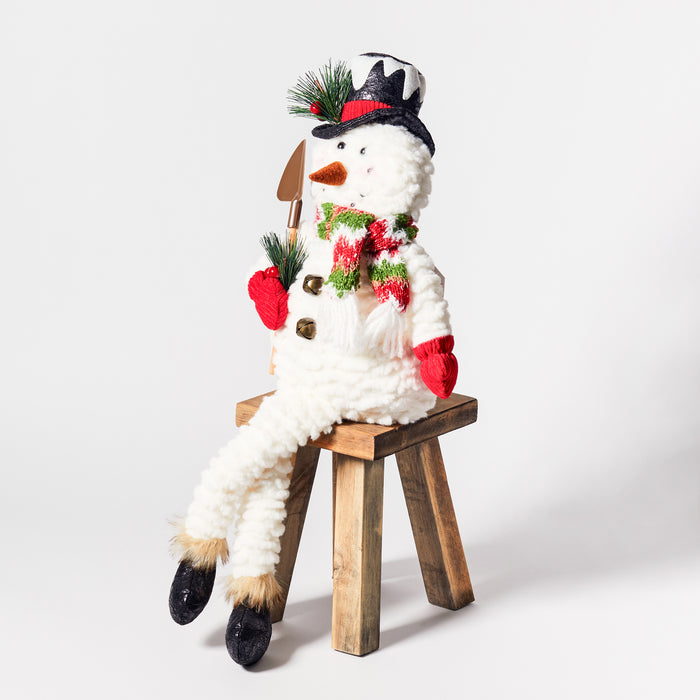 Hanging Legs Snowman