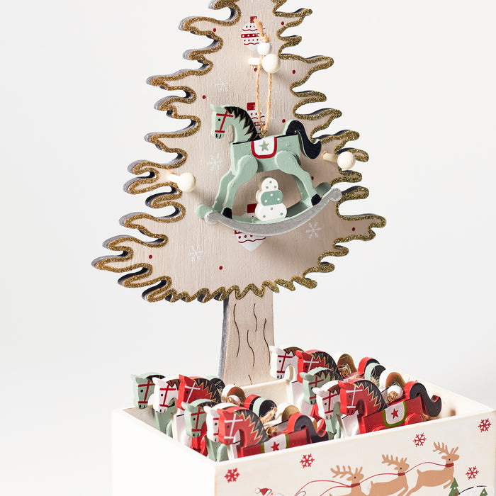 Tree Display with 12 Horse Hangers