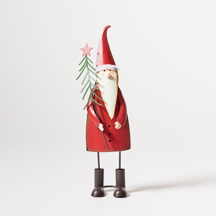 Small Standing Santa with Star