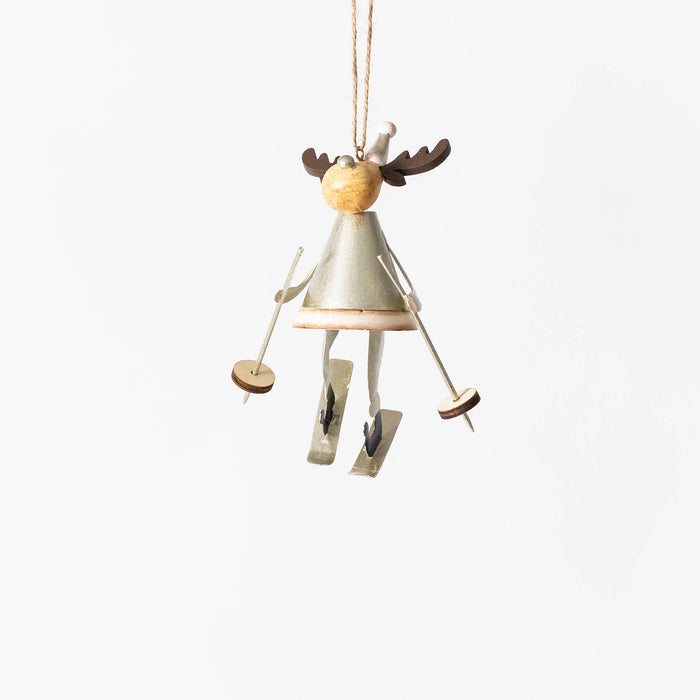 Reindeer on Skis Hanger