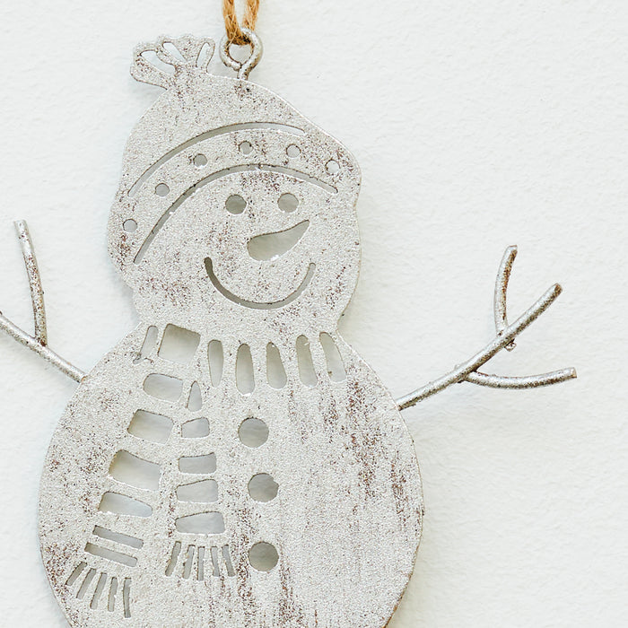 Small Snowman Hanger with Scarf